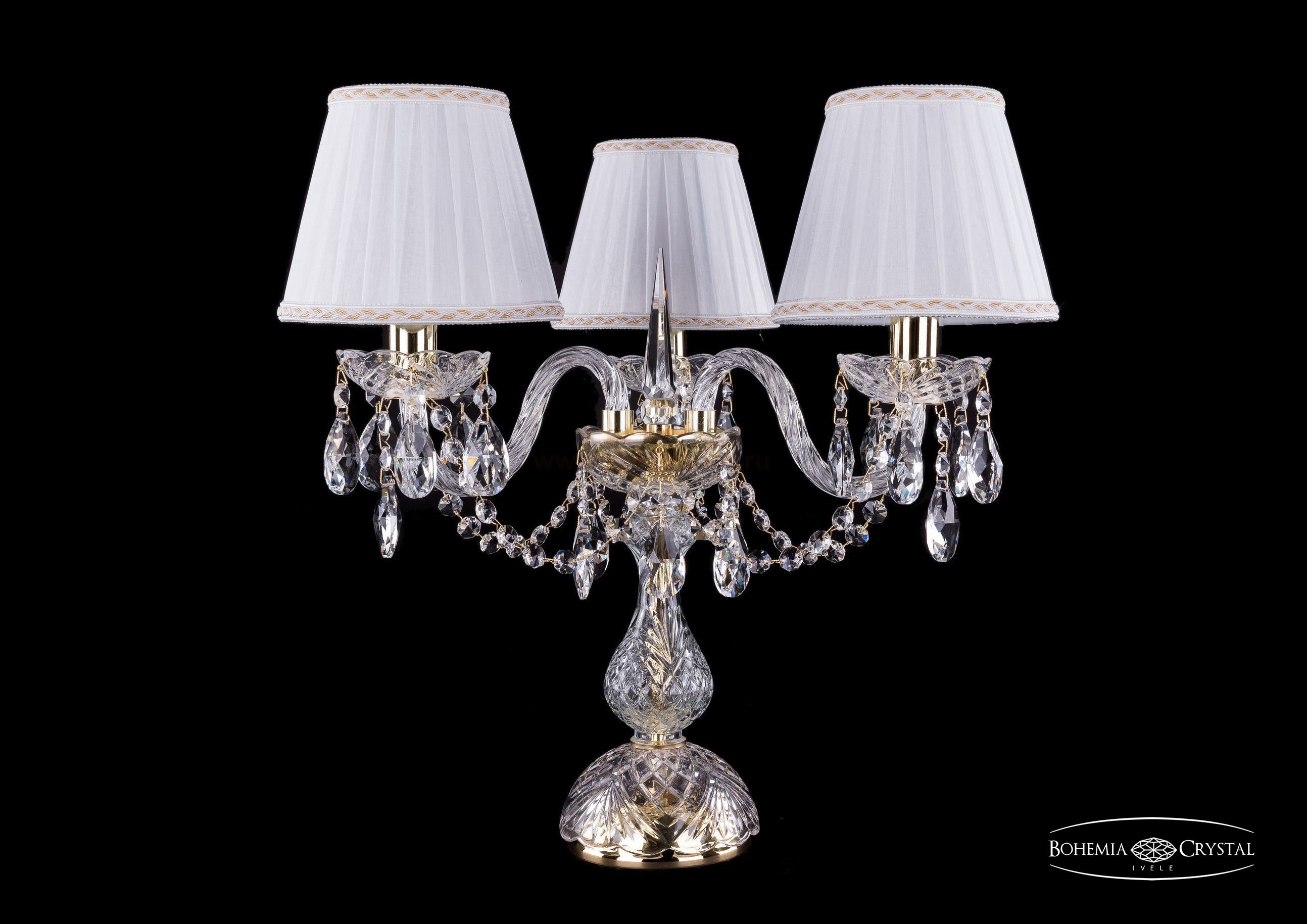 Настольная лампа Bohemia Ivele 5706/3/141-39/G/SH2A