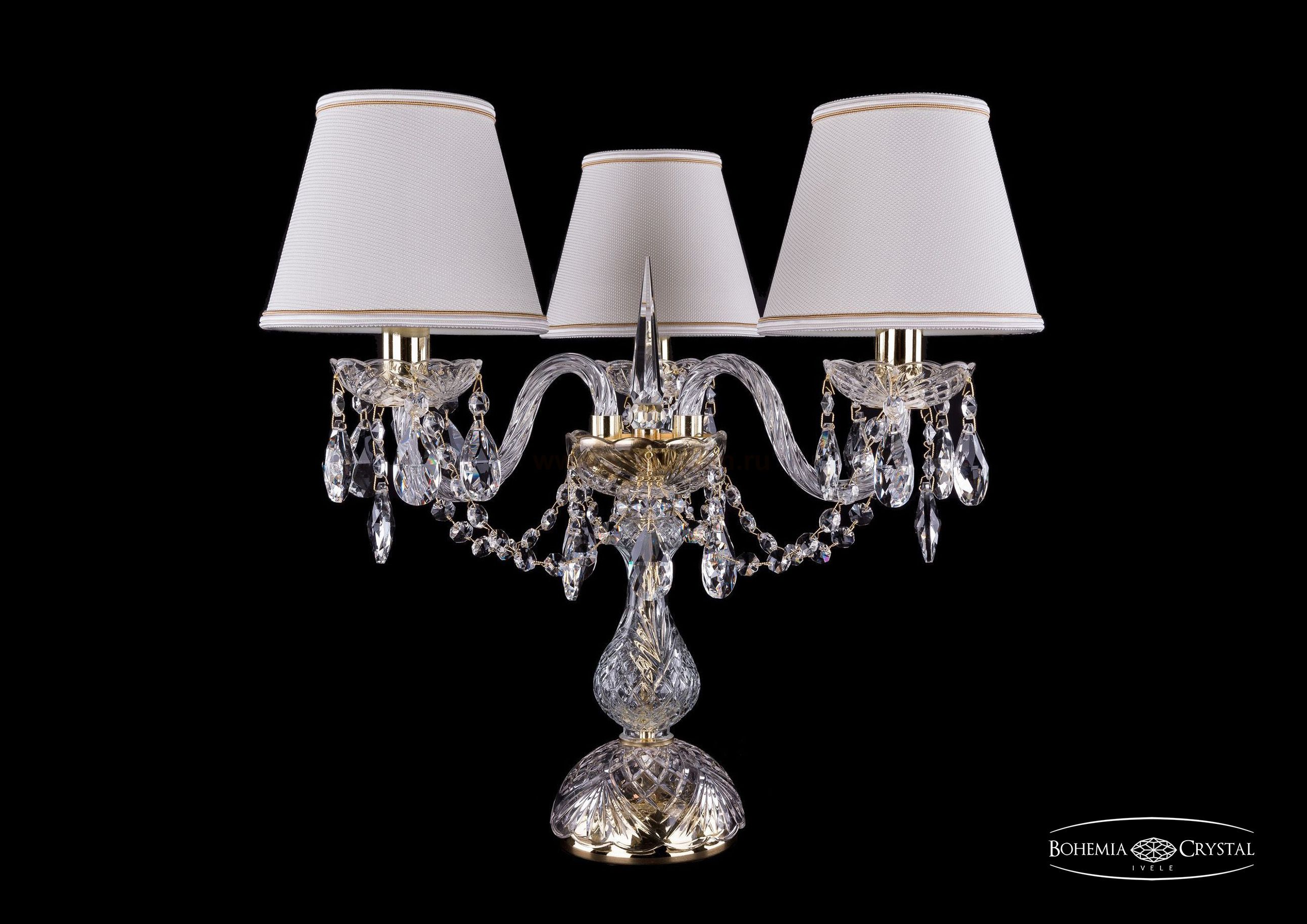 Настольная лампа Bohemia Ivele 5706/3/141-39/G/SH40A