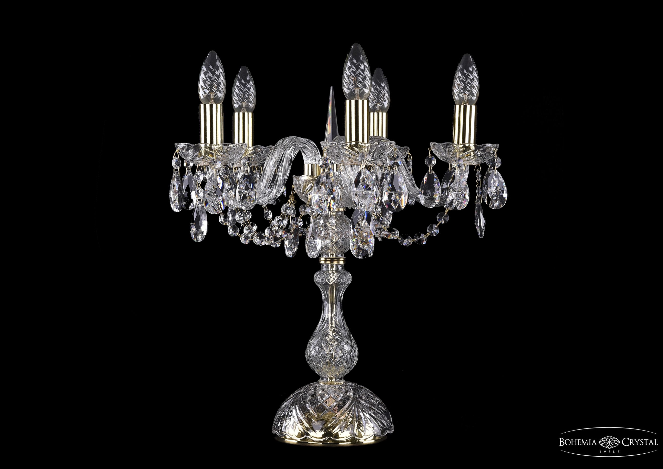 Настольная лампа Bohemia Ivele 5706/5/141/G