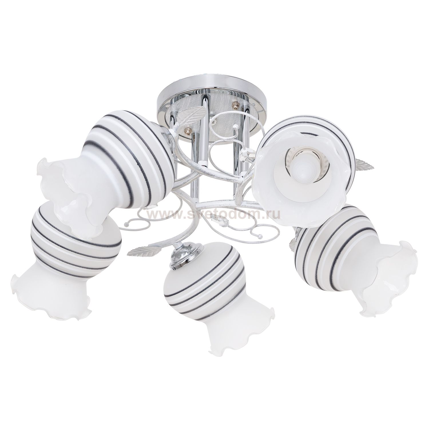 Светильник ЭкономСвет 5738/5CR WT