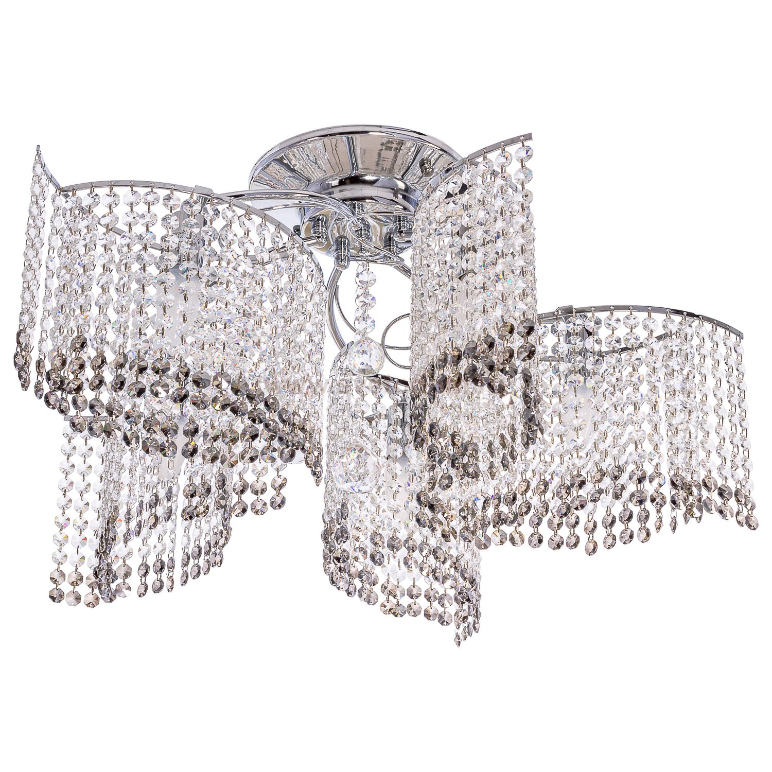 Светильник ЭкономСвет 57705/5CR WT SM