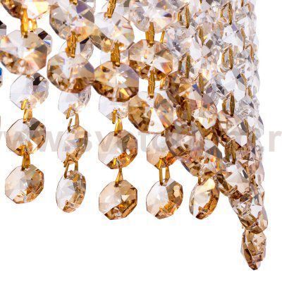 Светильник ЭкономСвет 57705/5FGD WT AMB