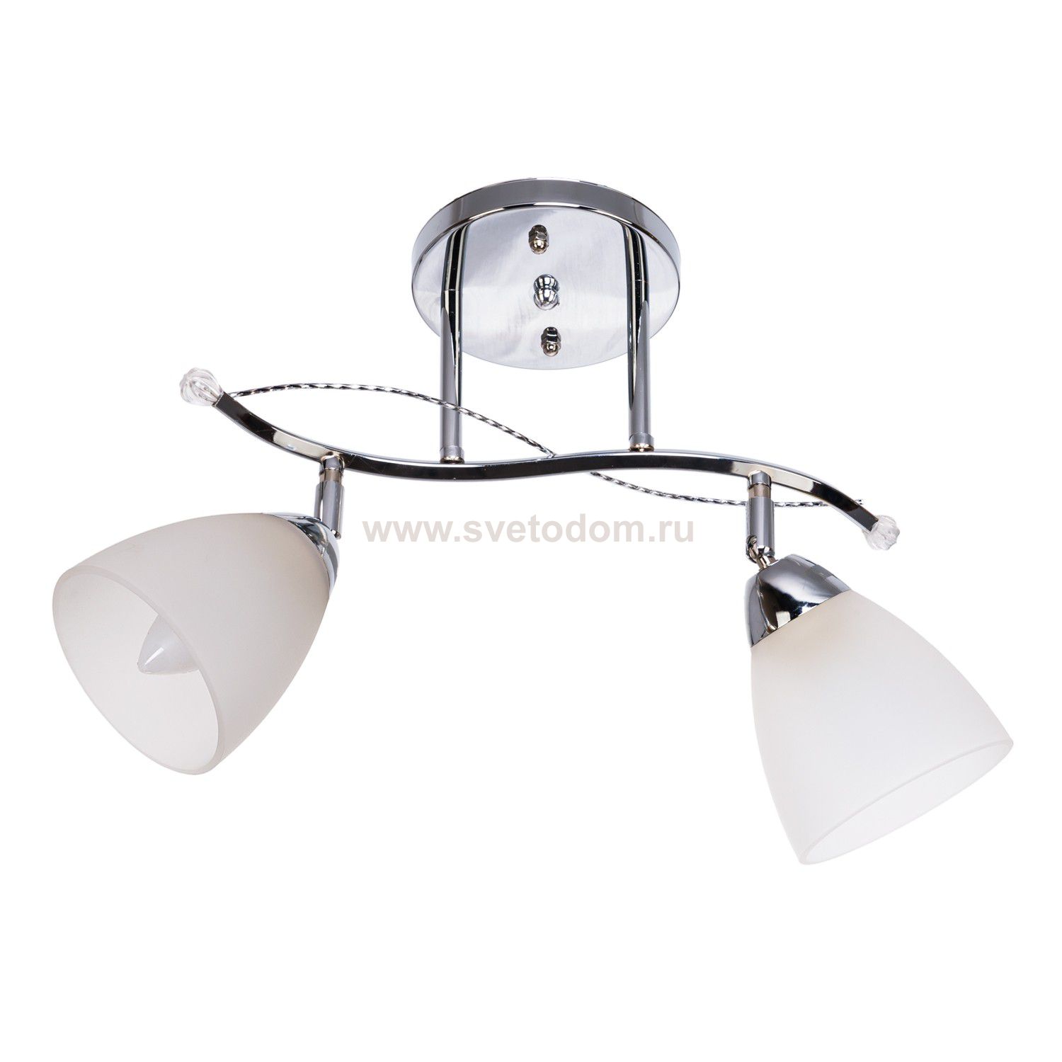 Потолочный светильник Экономсвет 5846GM/2CR WT