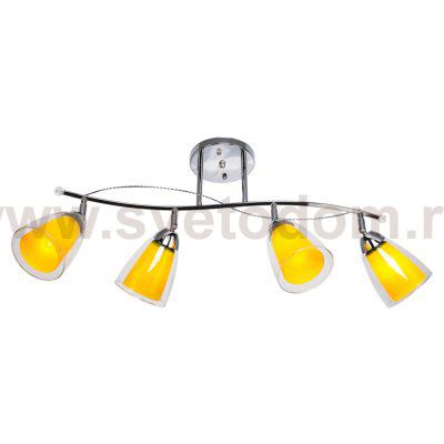 Светильник ЭкономСвет 5846GM/4CR YL+GN+BL+OR
