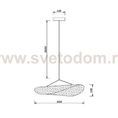 Подвесной светильник Divinare FIAMMA 5866/06 SP-19