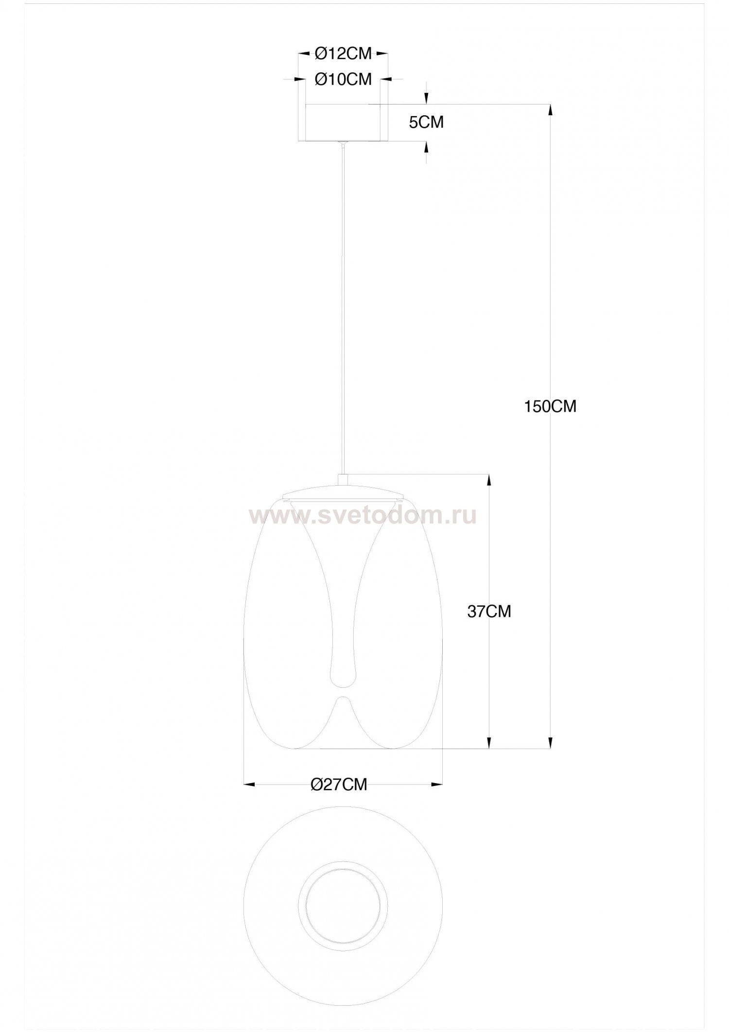 Светильник подвесной Divinare 5874/09 SP-15 CAMPO
