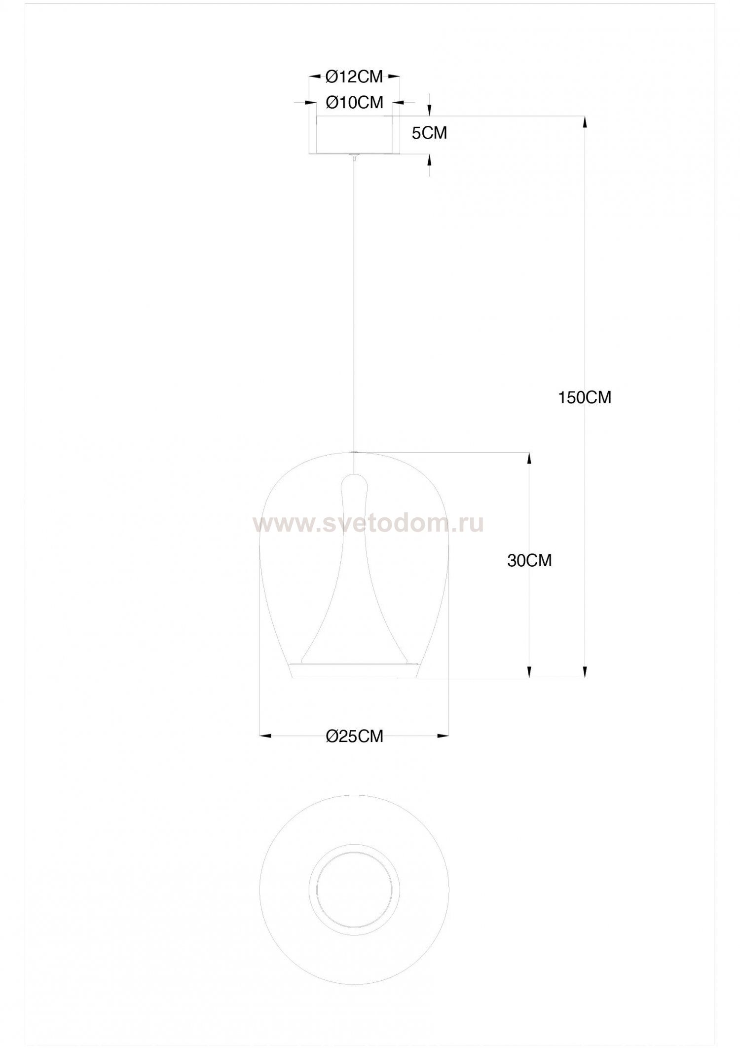Светильник подвесной Divinare 5875/07 SP-20 CAMPO