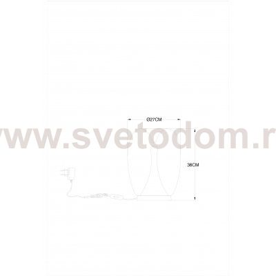 Настольная лампа Divinare 5875/51 TL-15 CAMPO