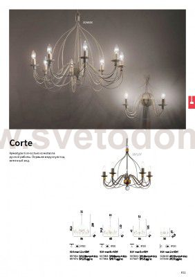 Ideal Lux CORTE SP8 BIANCO