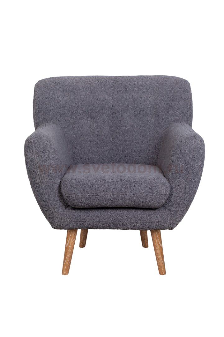 Низкое кресло Fuller Grey Boucle MAK interior 5KS24014-GBU Серый