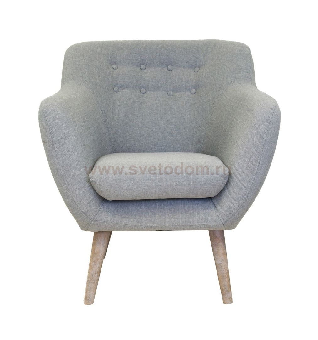 Низкое кресло Fuller Grey MAK interior 5KS24014-G Серый