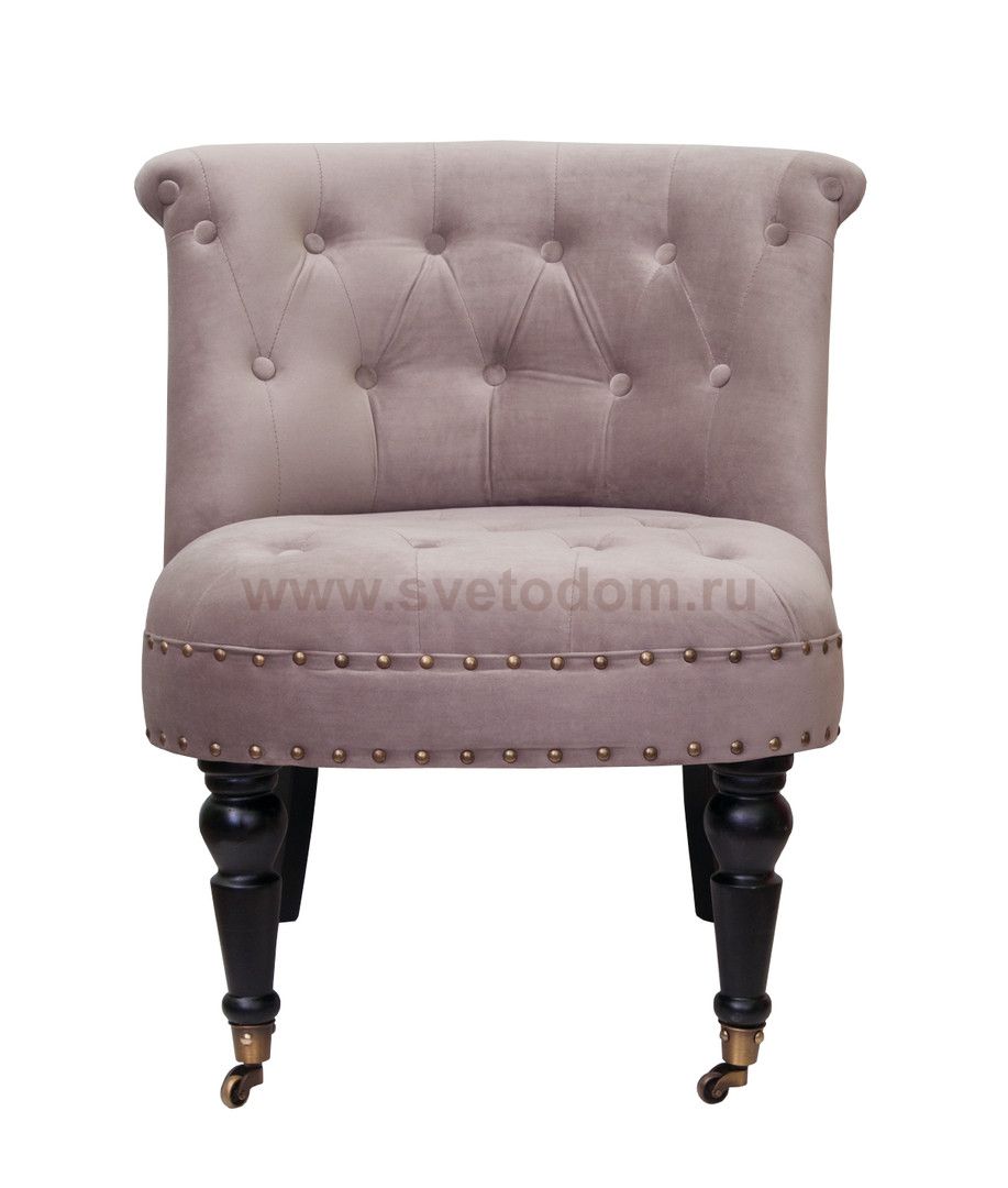Низкое кресло Aviana Taupe Velvet MAK interior 5KS24026-T Коричневый