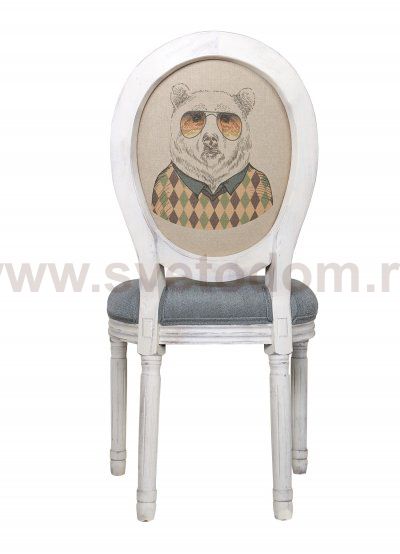 Стул Volker Grey Bear MAK interior 5KS24501-9G Серый, бежевый