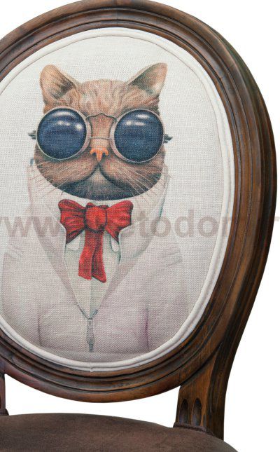 Стул Volker Cat MAK interior 5KS24501-CAT Коричневый, бежевый