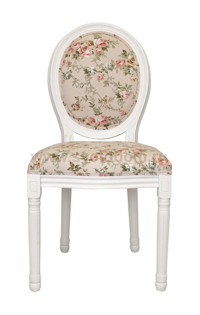 Стул Volker Flower MAK interior 5KS24501-F Белый, Бежевый