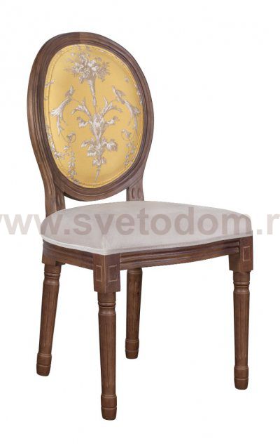 Стул Volker Leg Abstract MAK interior 5KS24501-L1 Желтый, серый