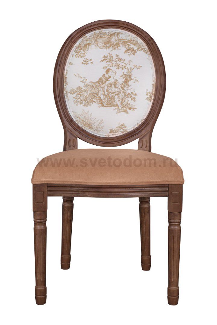 Стул Volker Leg Abstract V3 MAK interior 5KS24501-L7 Бежевый, коричневый