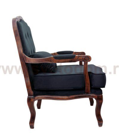 Полукресло Nitro Button Black MAK interior 5KS24507-BN Черный