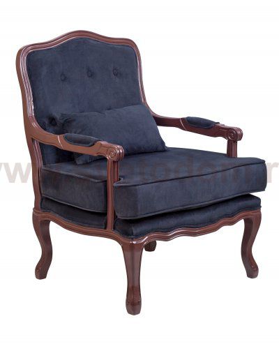 Мягкое полукресло с подлокотниками Nitro Black Syrup MAK interior 5KS24507-BS Черный