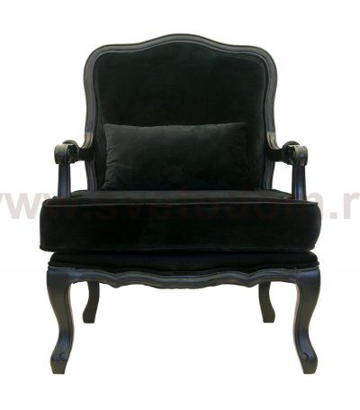 Мягкое полукресло с подлокотниками Nitro Black MAK interior 5KS24507-B Черный