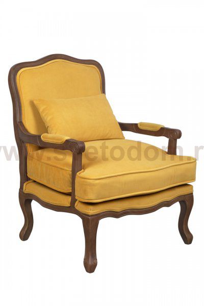 Мягкое полукресло с подлокотниками Nitro Yellow MAK interior 5KS24507-YLN Желтый