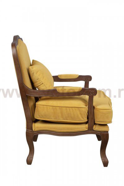 Мягкое полукресло с подлокотниками Nitro Yellow MAK interior 5KS24507-YLN Желтый