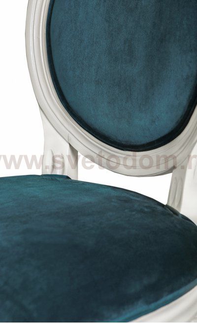 Дизайнерский барный стул Filon Blue and White MAK interior 5KS24519-BW Белый, синий
