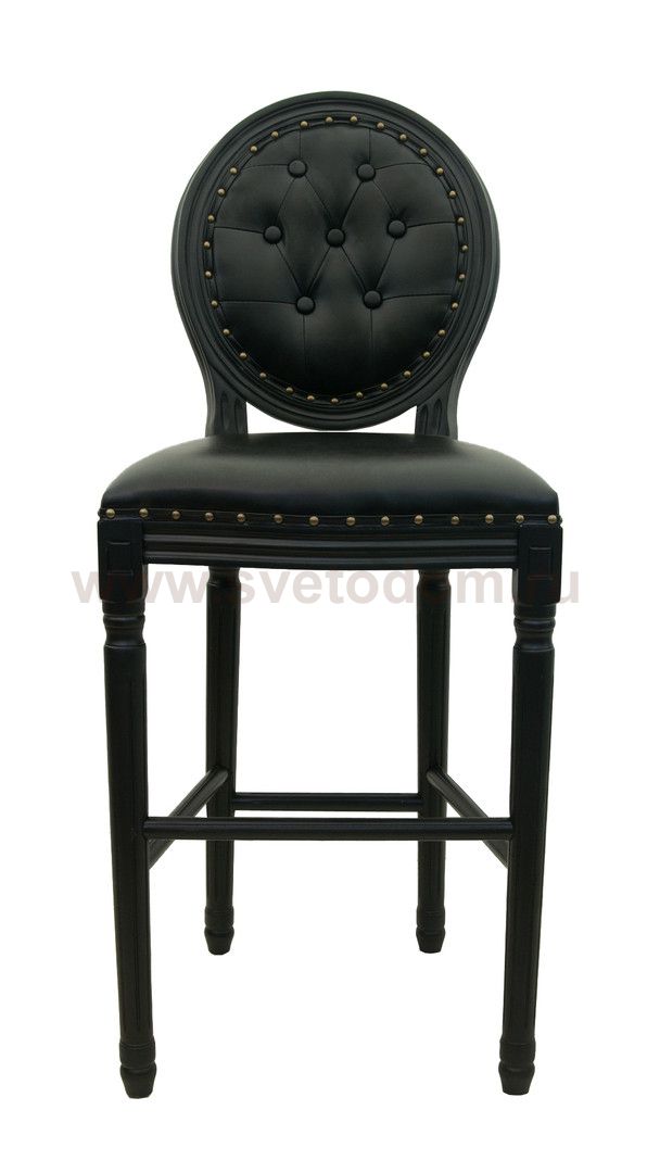 Дизайнерский барный стул Filon Button Black MAK interior 5KS24519-WB Черный