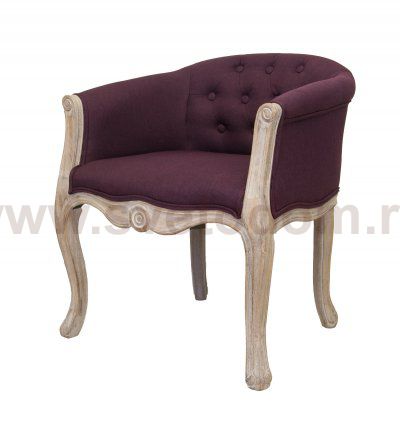 Низкое кресло Kandy Violet MAK interior 5KS24558-V Бордово-фиолетовый
