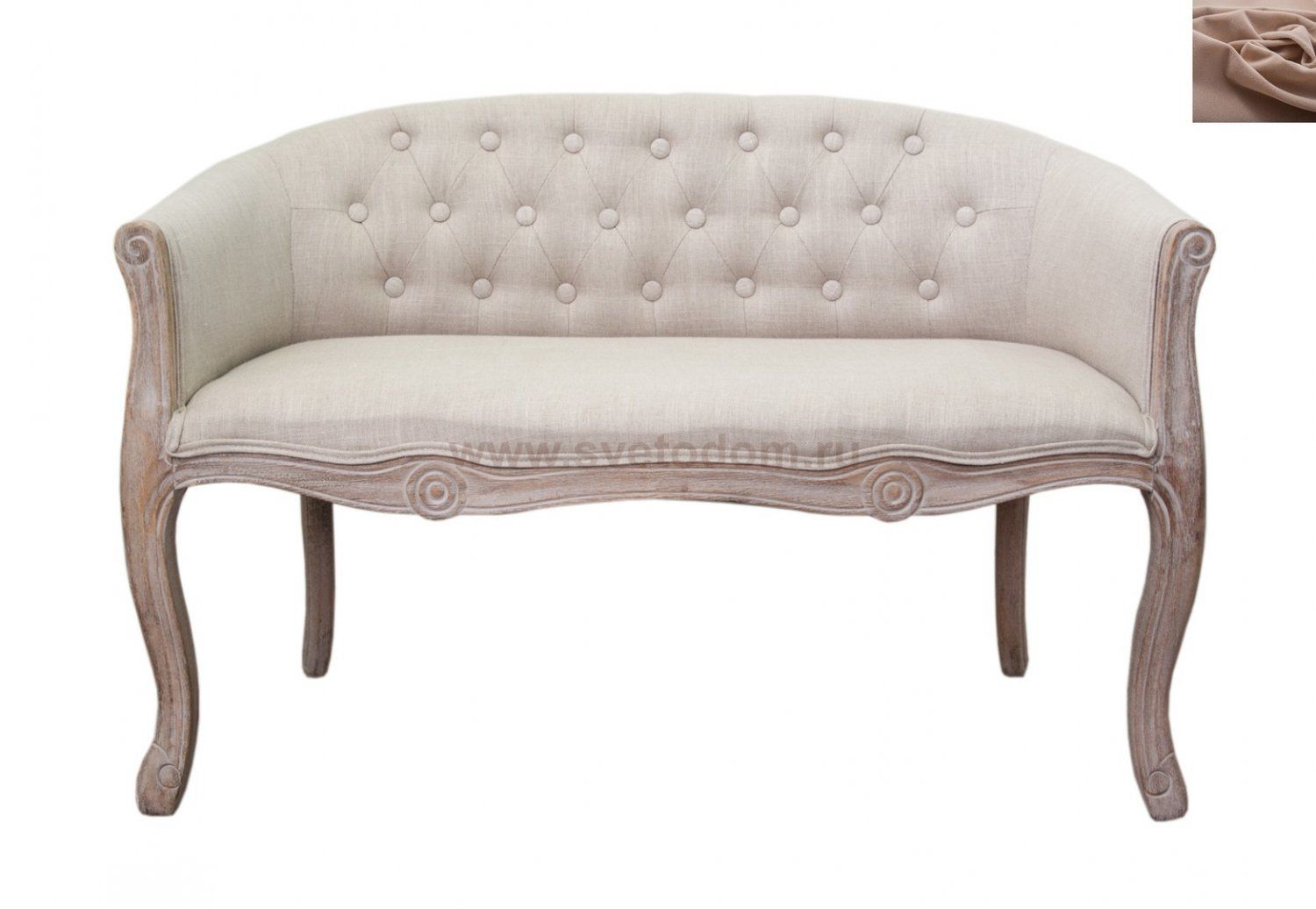 Дизайнерский двухместный диван Kandy Double Mocca MAK interior 5KS24558D-G-brown Коричневый