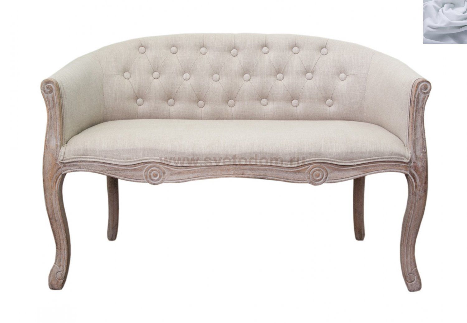 Дизайнерский двухместный диван Kandy Double Mocca MAK interior 5KS24558D-G-grey Серый