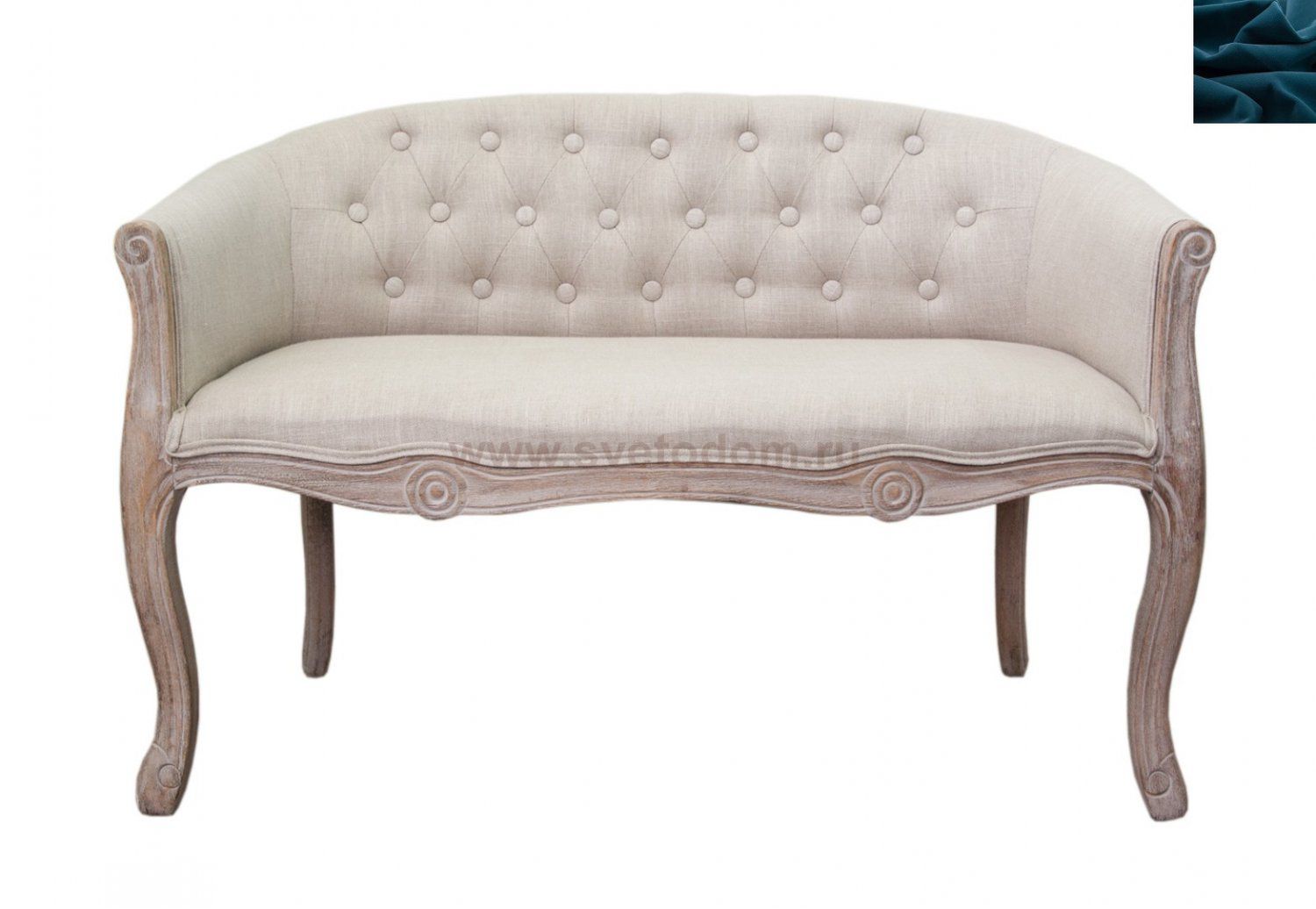 Дизайнерский двухместный диван Kandy Double Mocca MAK interior 5KS24558D-G-navy Синий