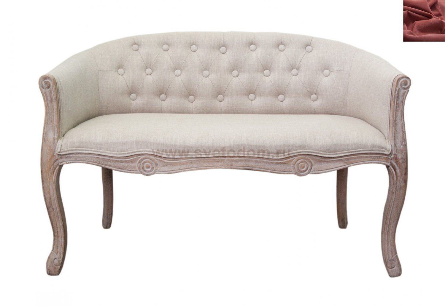 Дизайнерский двухместный диван Kandy Double Mocca MAK interior 5KS24558D-G-red Красный