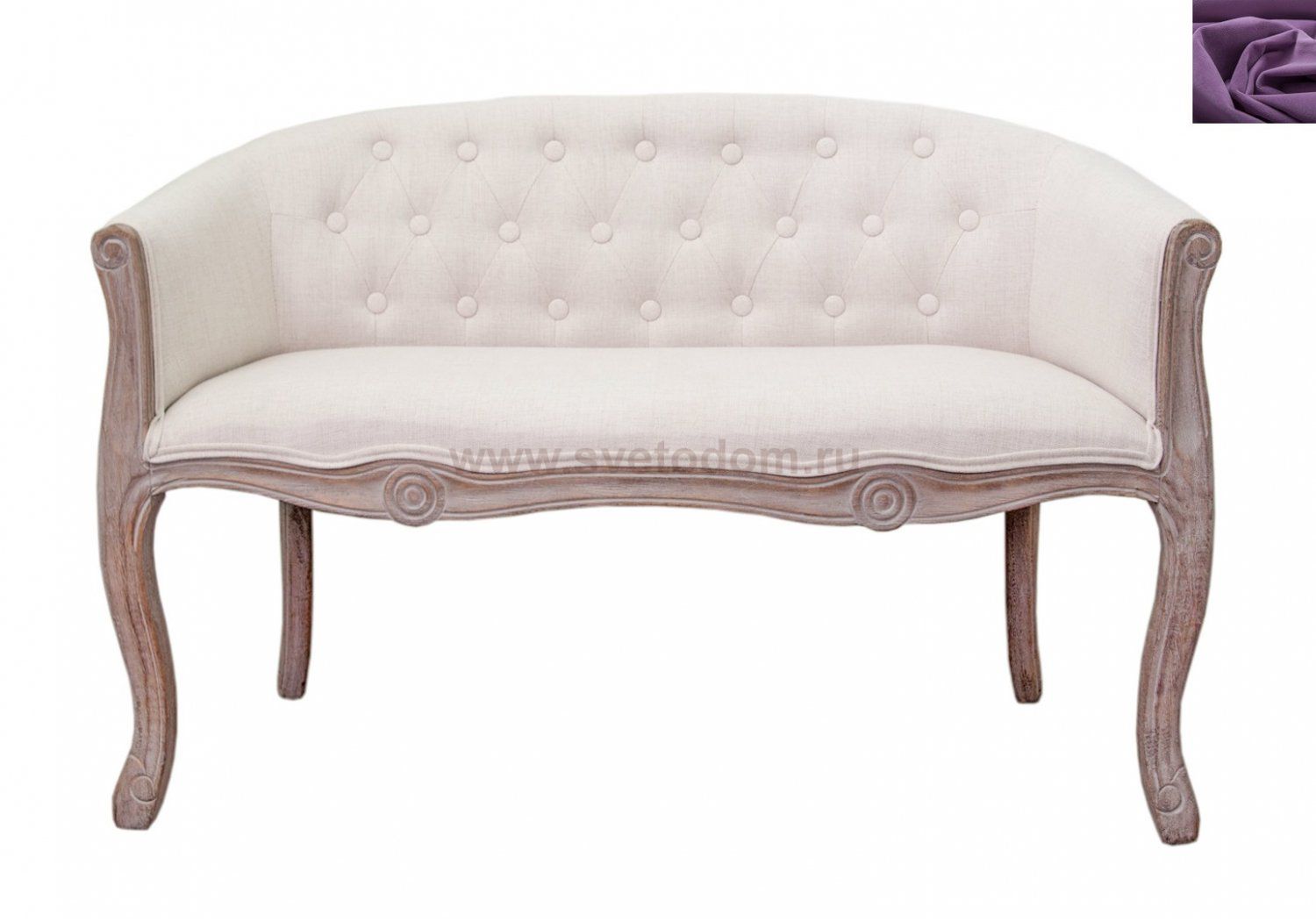 Диван Kandy Double Beige MAK interior 5KS24558D-O-purple Фиолетовый