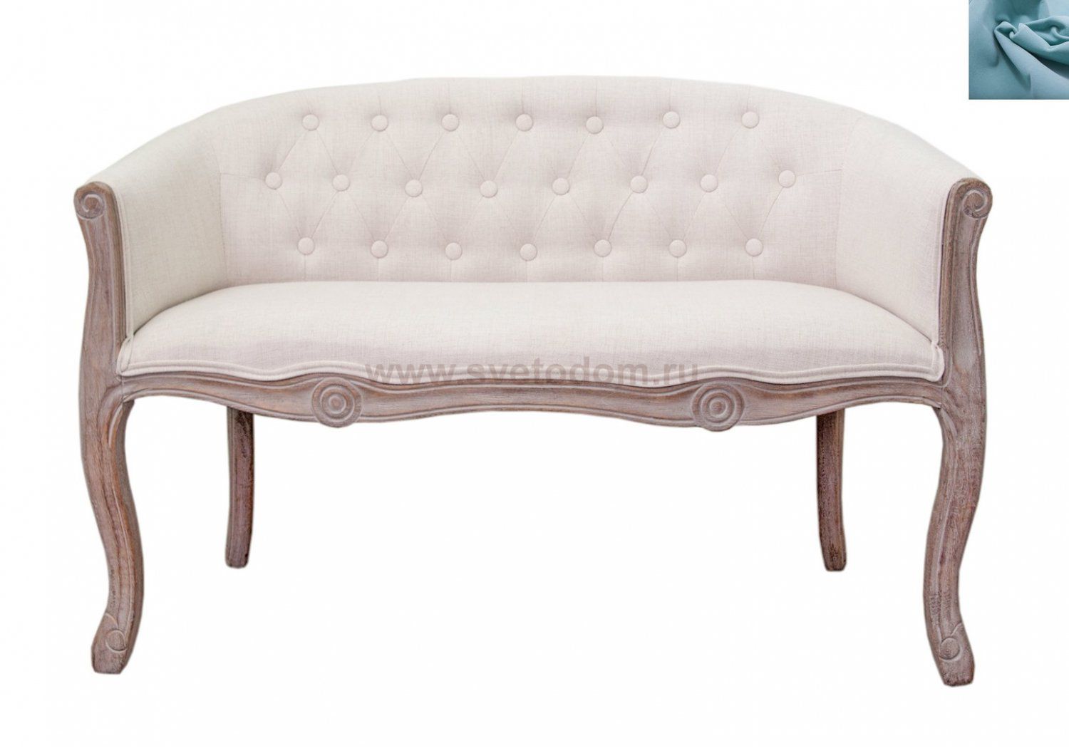 Диван Kandy Double Beige MAK interior 5KS24558D-O-teal Голубой