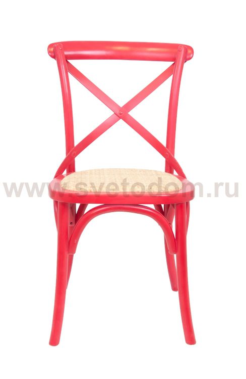 Стул Cross Back Red MAK interior 5KS26577-R Красный