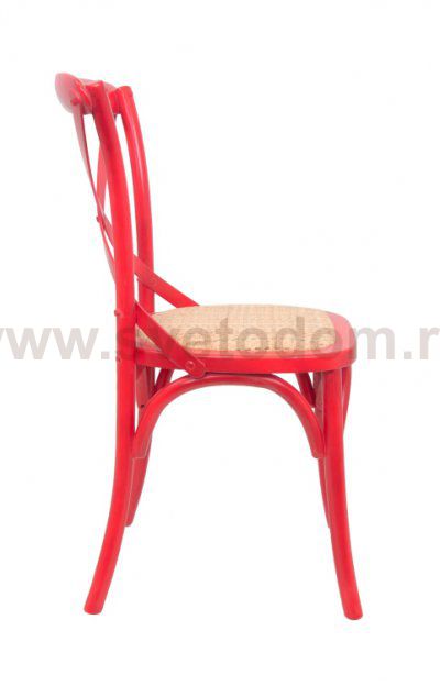Стул Cross Back Red MAK interior 5KS26577-R Красный