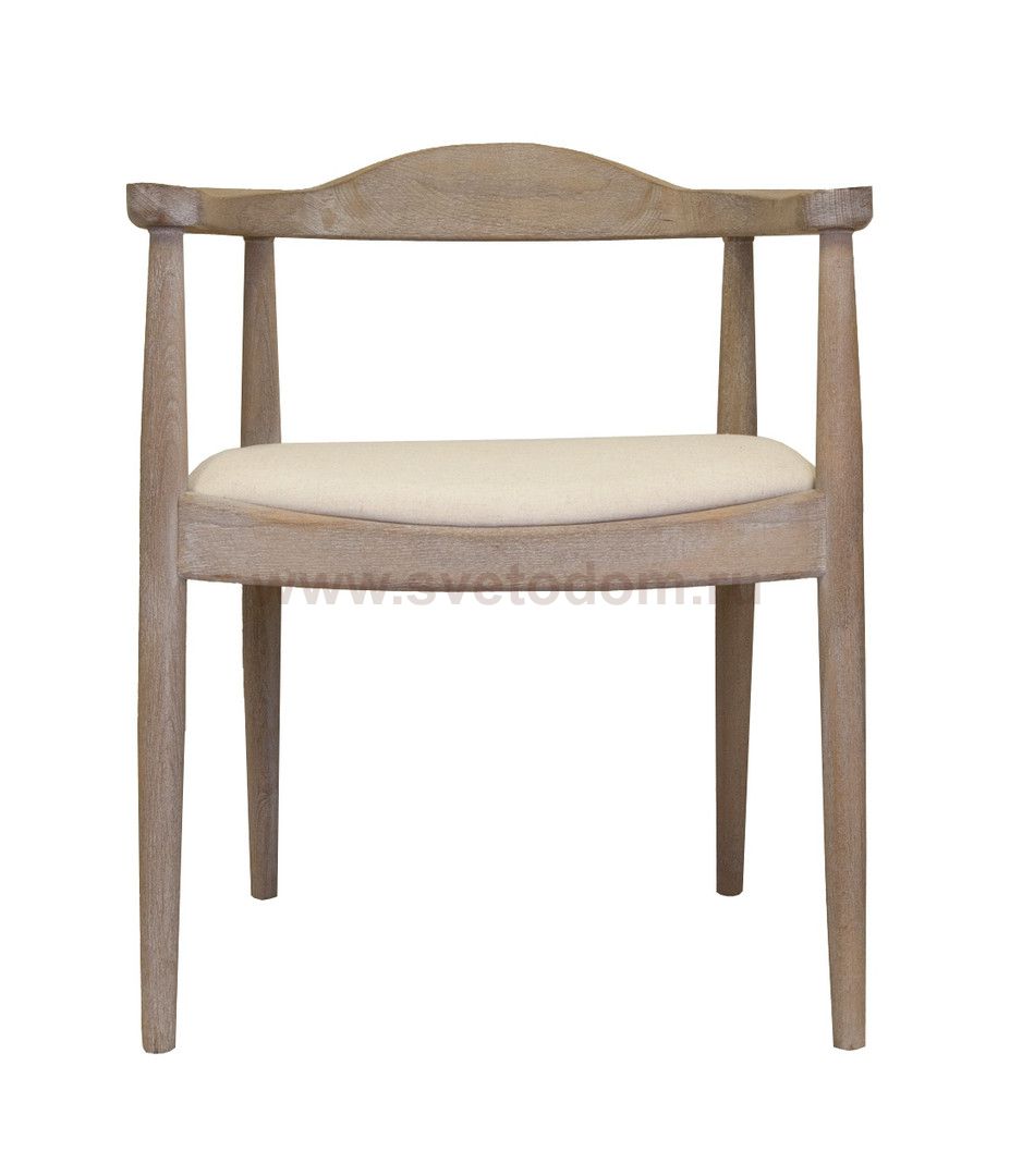 Мягкий стул с подлокотниками Carlo Old MAK interior 5KS26585 Бежевый