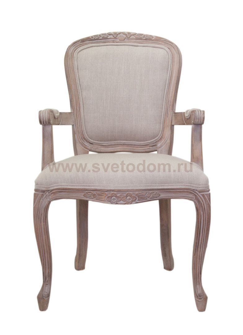 Мягкий стул с подлокотниками Gran Arm Beige MAK interior 5KS27610 Бежевый