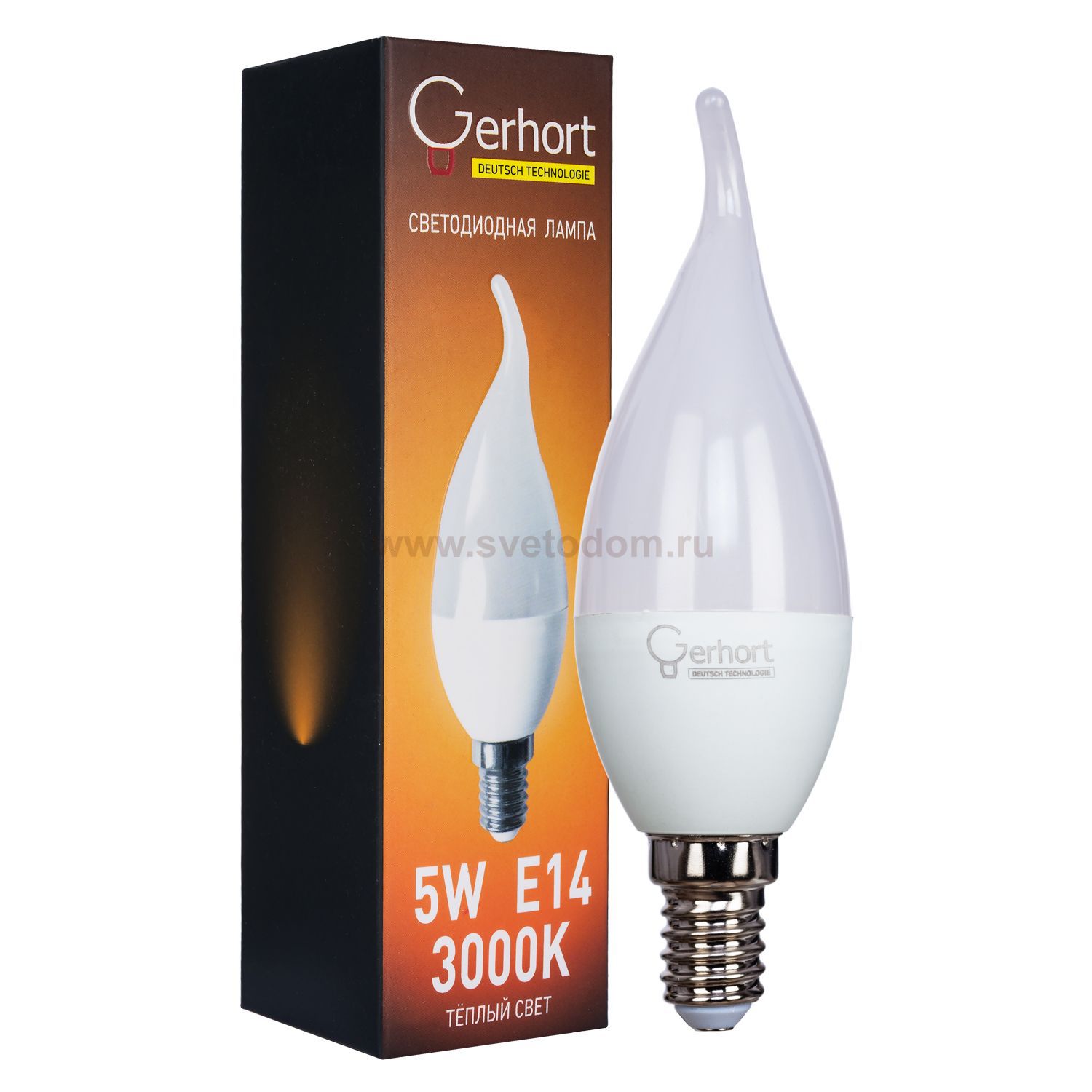 Экономсвет 5W GERHORT CI37 LED 3000K E14