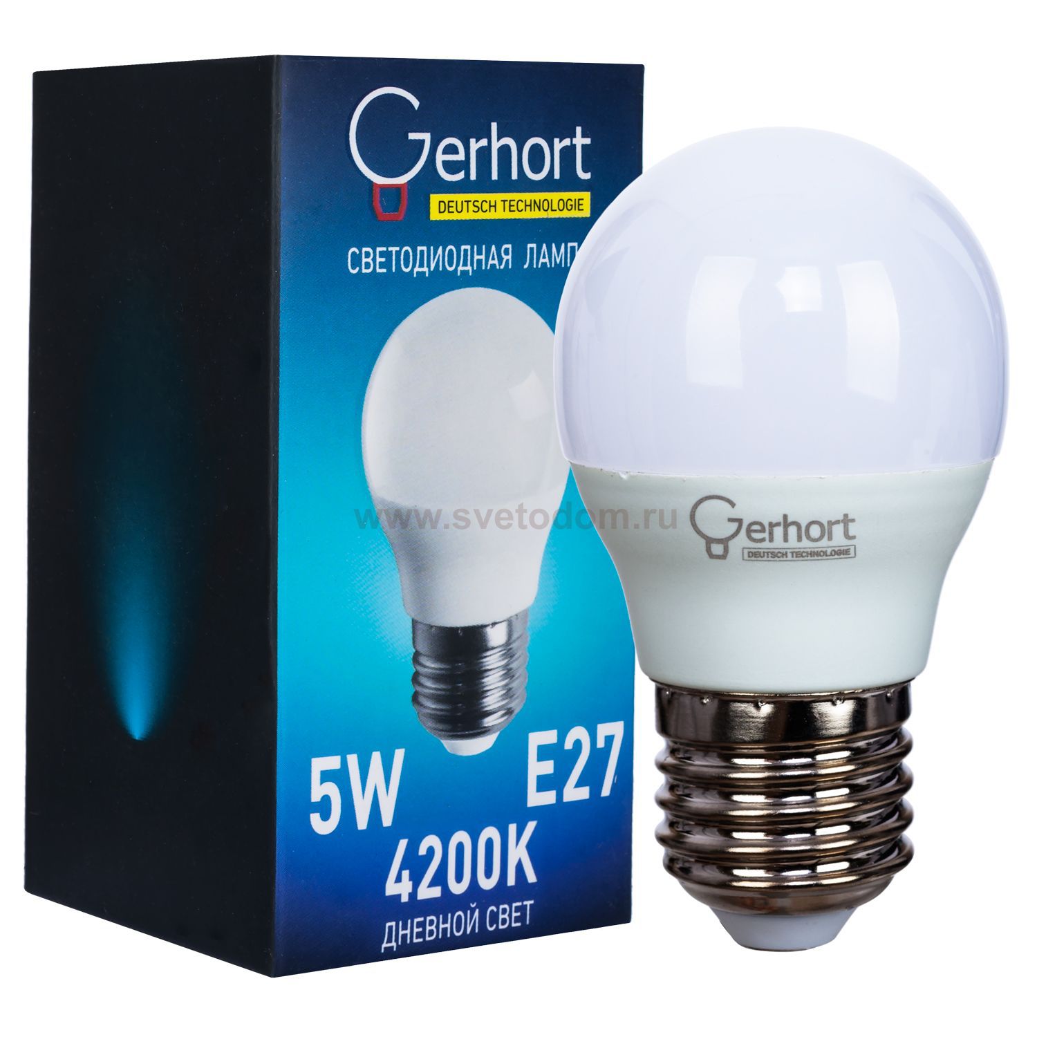 Экономсвет 5W GERHORT G45 LED 4200K E27