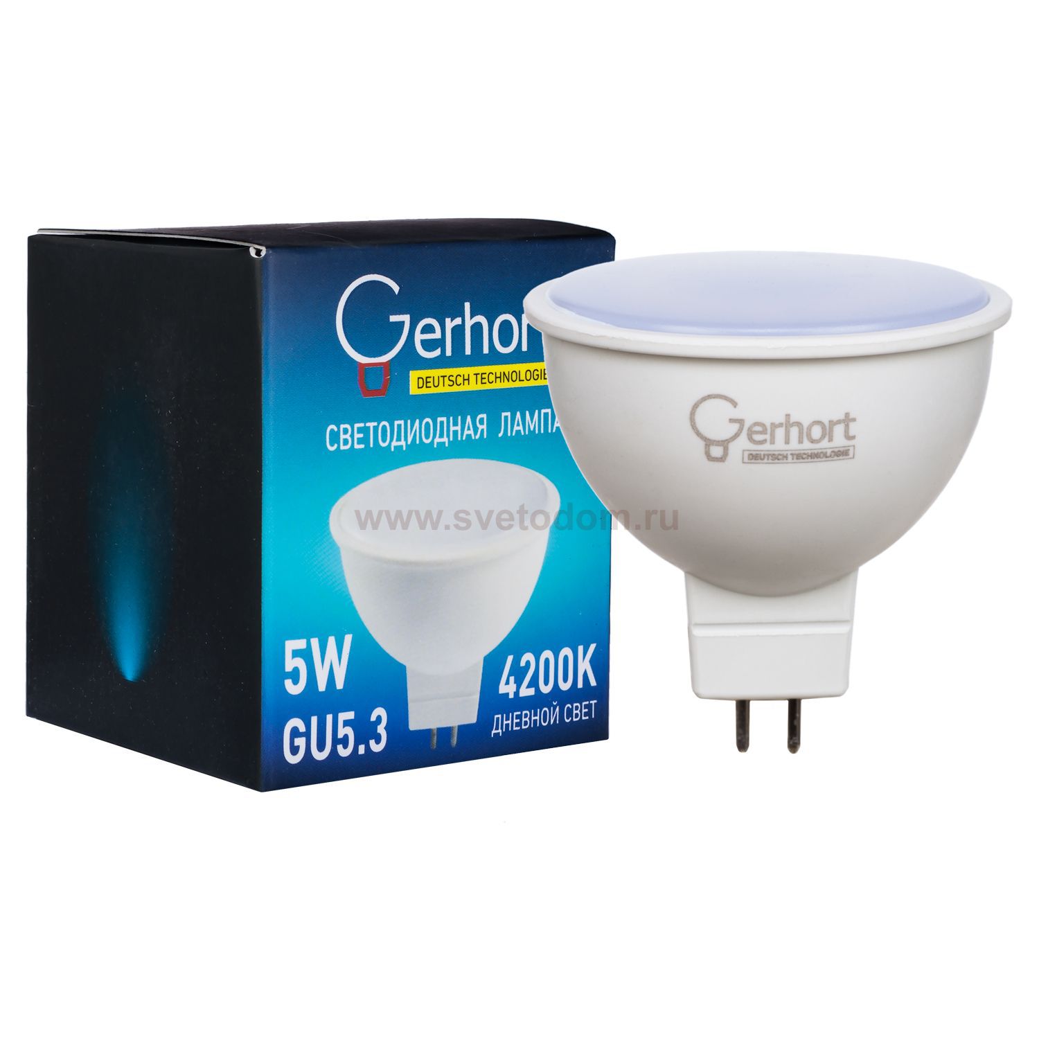 Экономсвет 5W GERHORT JCDR LED 4200K GU5.3