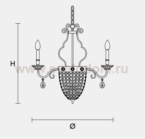 Подвесной светильник Masiero CLASSICA 6000 S3+1