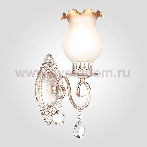 Eurosvet 60009/1 белый с золотом
