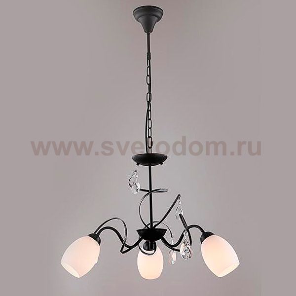 Светильник Eurosvet 60033/3 черный с серебром