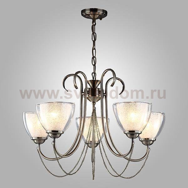 Люстра Eurosvet 60047/5 античная бронза