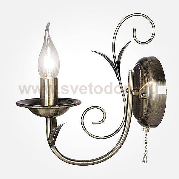 Светильник бра Eurosvet 60050/1 античная бронза