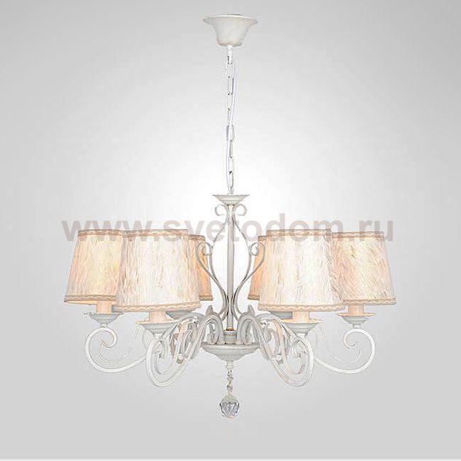 Eurosvet 60051/6 белый с золотом