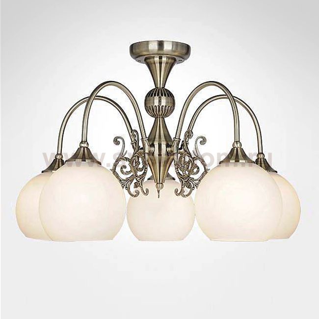 Люстра Eurosvet 60052/5 античная бронза