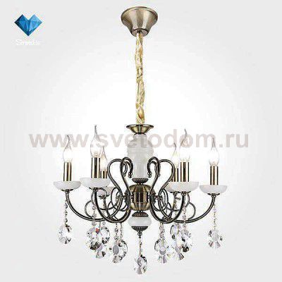 Люстра Eurosvet 60055/6 античная бронза Ostin